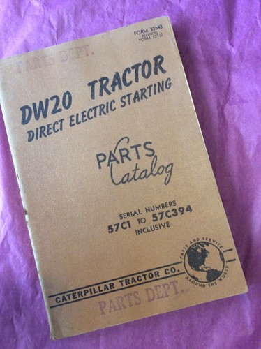 Trattore caterpillar cat dw20 - cat,